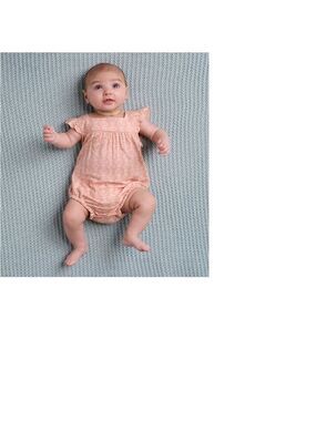 Hatley Shibori Hearts Baby Girl Bubble One Piece 9-12M